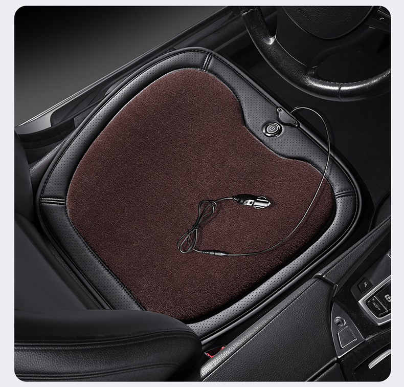 Graphene car heating cushion winter seat cushion car electric heating cushion 12 24 general cross-border manufacturers on behalf