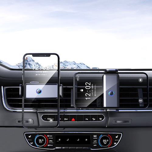  New Phone Stand Car Phone Holder Smart Air Vent Dashboard Electric Phone Stand Black Technology