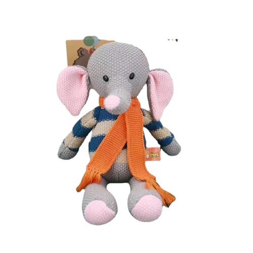 Seven types of knitted wool animals, comfort dolls, plush toys, deer dolls, sleeping pillows, children's room decoration