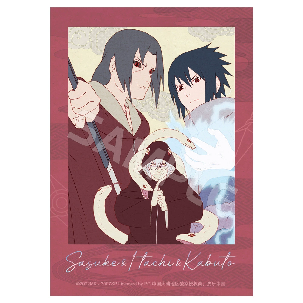 Портретная серия Stand-Up Art Card (Moriwan) Naruto, коллекционная серия 6.3×8.9 см