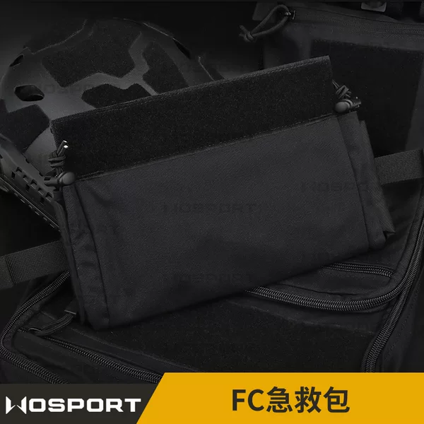 Wosport Fc First Aid Kit Portable Multi-Functional Large-Capacity Tactical Chest Hanging Expansion Medical Kit Pure Color