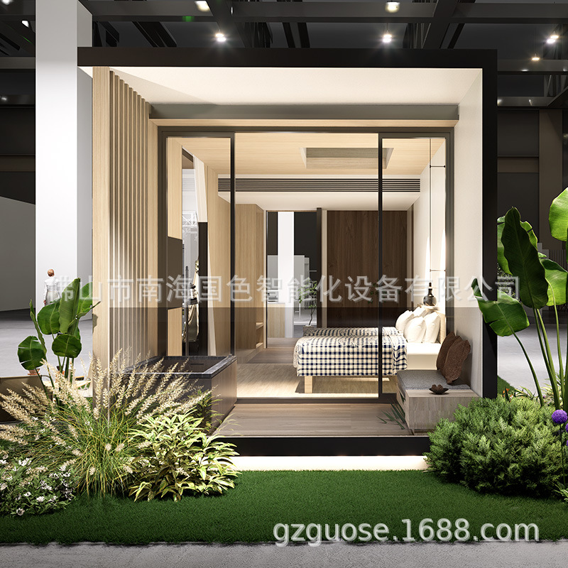 Área escénica creativa movible villa de acero ligero casa de vacaciones habitación simple sol habitación de cielo estrellado casa de huéspedes contenedor