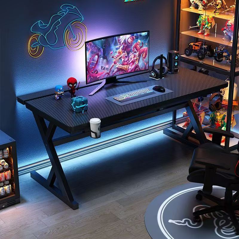 Modern minimalist home office desk, double-person gaming and e-sports table, multifunctional computer desk for bedroom and student reading and writing Modern minimalist home office desk, double-person gaming and e-sports table, multifunctional computer desk for bedroom and student reading and writing