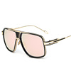 Trend fashionable retro metal sunglasses for beloved, European style