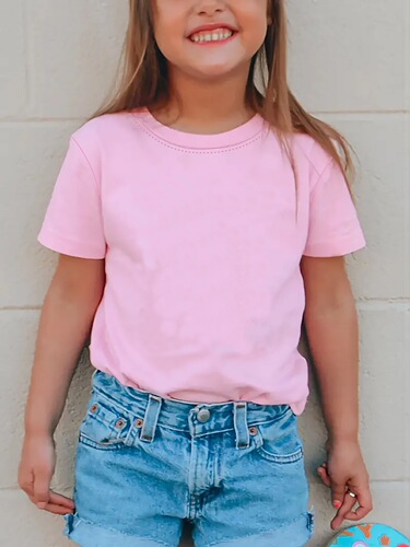 Children's Short Sleeve T-shirts, Pure Cotton Baby Clothes for Boys and Girls, Empty T-shirts, Base Layers for Summer