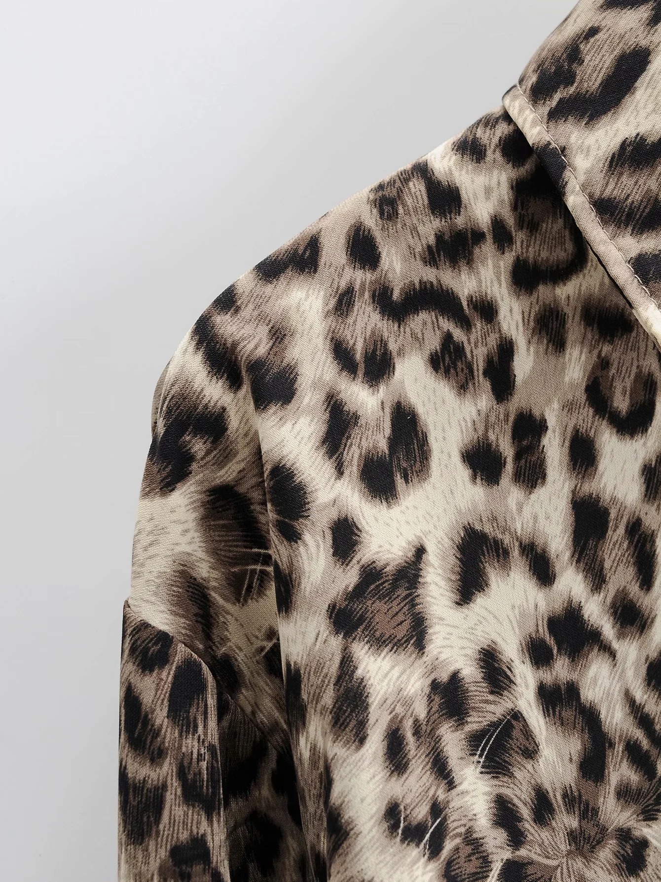 spring and summer new leopard print shirt  NSAC23164