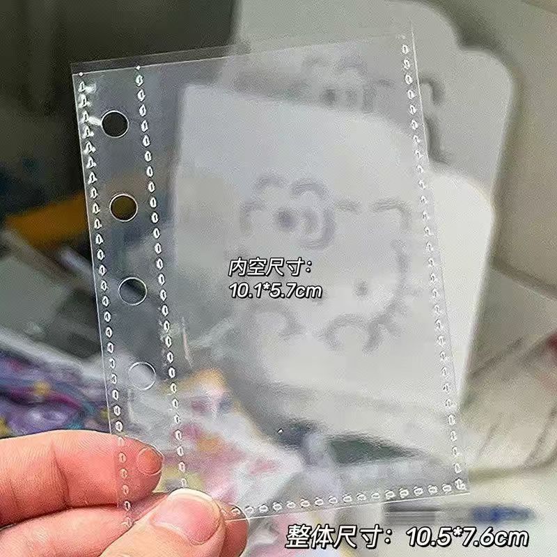 透明m5三折活页手账本可拆卸高颜值学生可diy日程记事笔记本便携|undefined