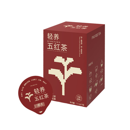 Light care series small pot of flower tea combination health tea vitality tea women's tea five black mulberry tea wolfberry tea rose tea