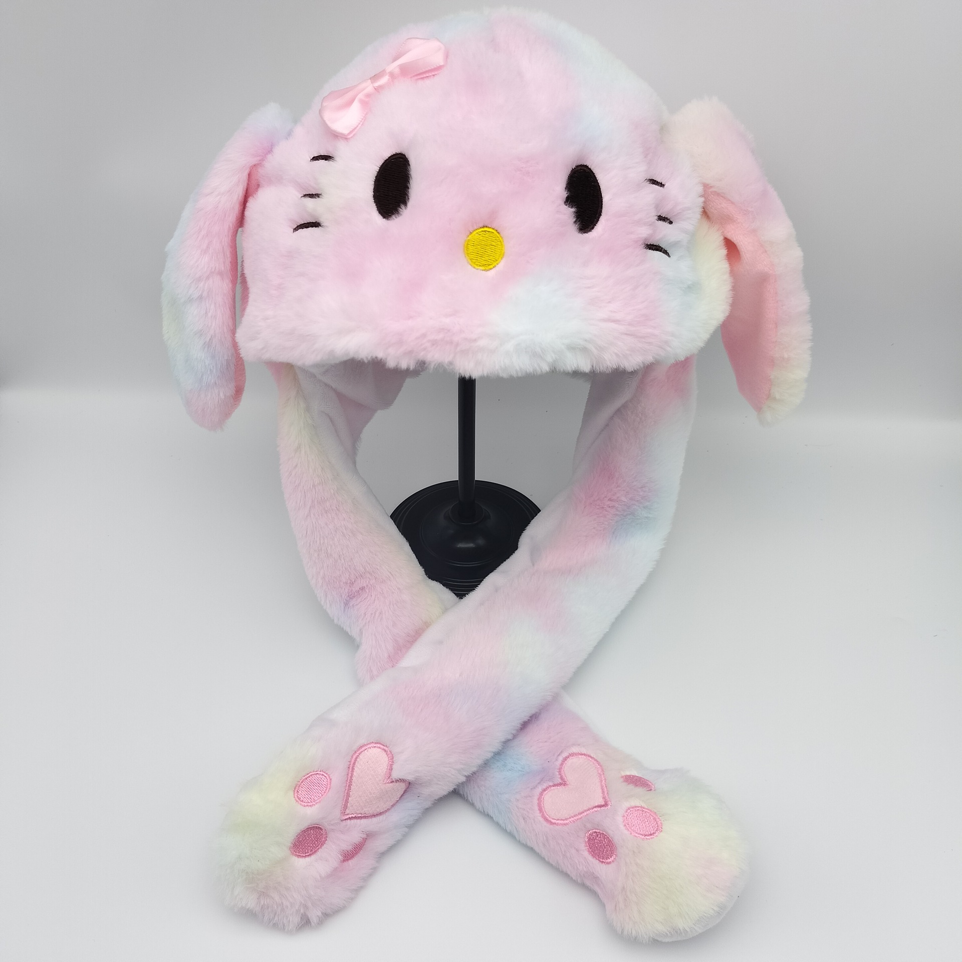 넥타이-염료 키티 고양이