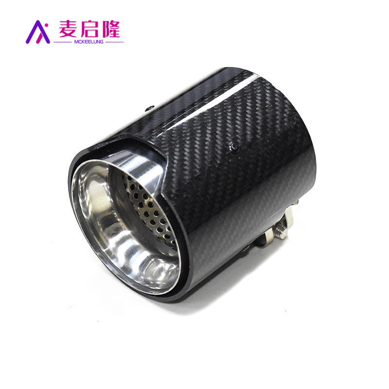 Suitable for car exhaust cylinder BMW 1 Series 3 Series 4 series X1M2M3M4MP stainless steel tail throat modified silencer