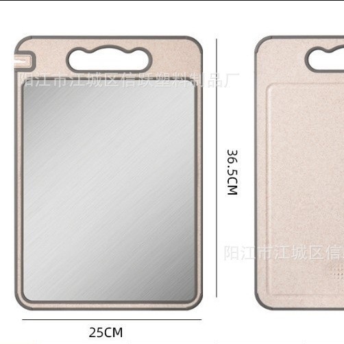 Placa de verduras multifuncional de descongelación de doble cara Placa de verduras de aleación de aluminio con afilador de ajo de molienda Pintura de pulverización Placa de corte de verduras de molienda