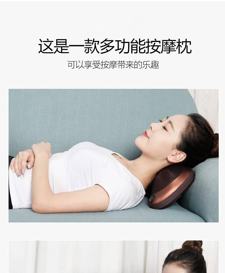 Suitable for cervical spine massager, electric massage pillow for back, waist, neck, shoulder, and neck kneading, car pillow, magical home tool
