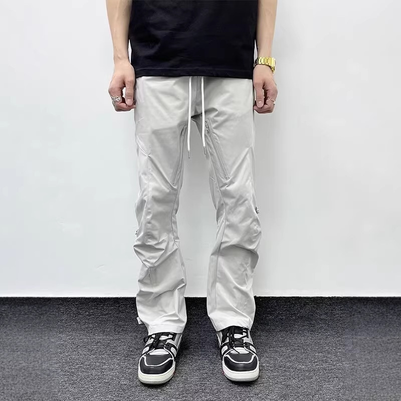 Loose-Fitting Spring and Autumn Versatile Lightweight Men's Outdoor Hiking Simple Workwear Pants Quick-Dry Straight-Leg Sports Breathable Pants