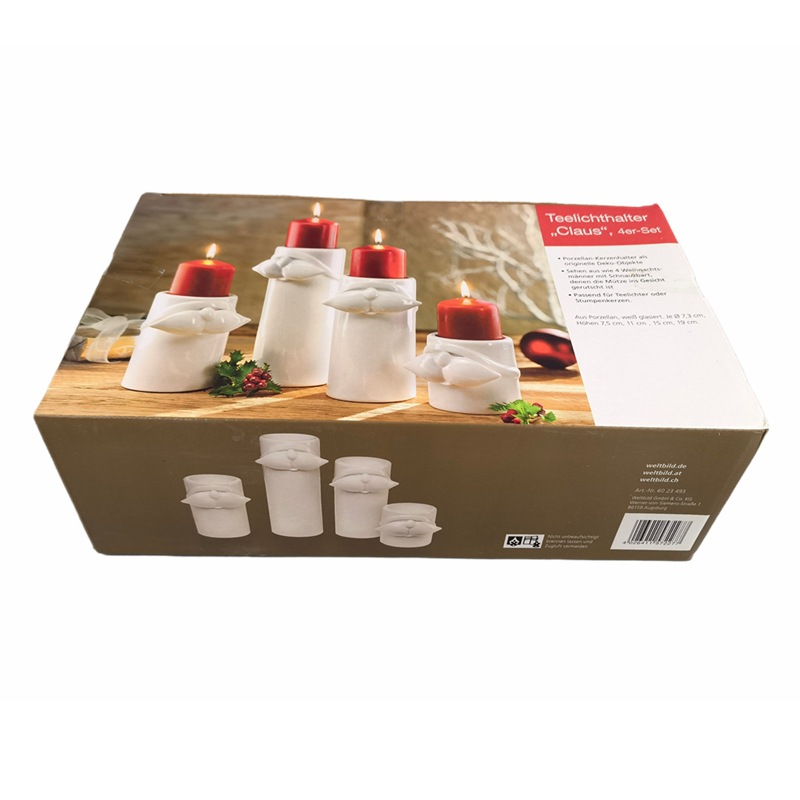 Creativo candelabro de cerámica decoración de 4 piezas conjunto de decoración de la boda con velas accesorios de la cena Nordic ins vela decoraciones