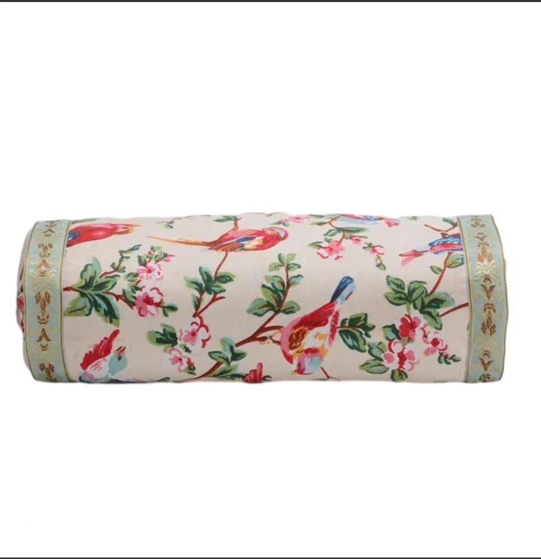 Wormwood palace pillow bird white