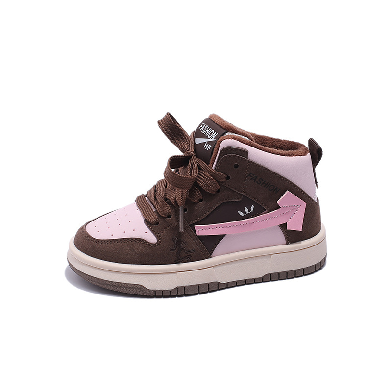 Autumn and winter new girls two cotton casual sports shoes boys shoes_voghion.com