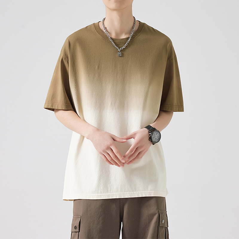 Fashionable trend brand universal short sleeve T-shirt with a round…