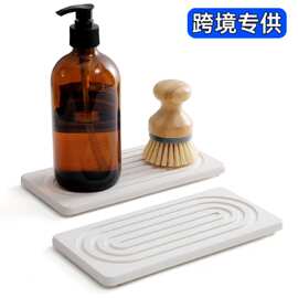 亚马逊硅藻土吸水干燥垫浴室肥皂托沥水垫洗漱垫杯垫植物盆栽垫子
