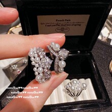 �W�����͹Żʹڌ�ʯ�����ָ Vintage�18K�� �M�����ʯؐ���ָ