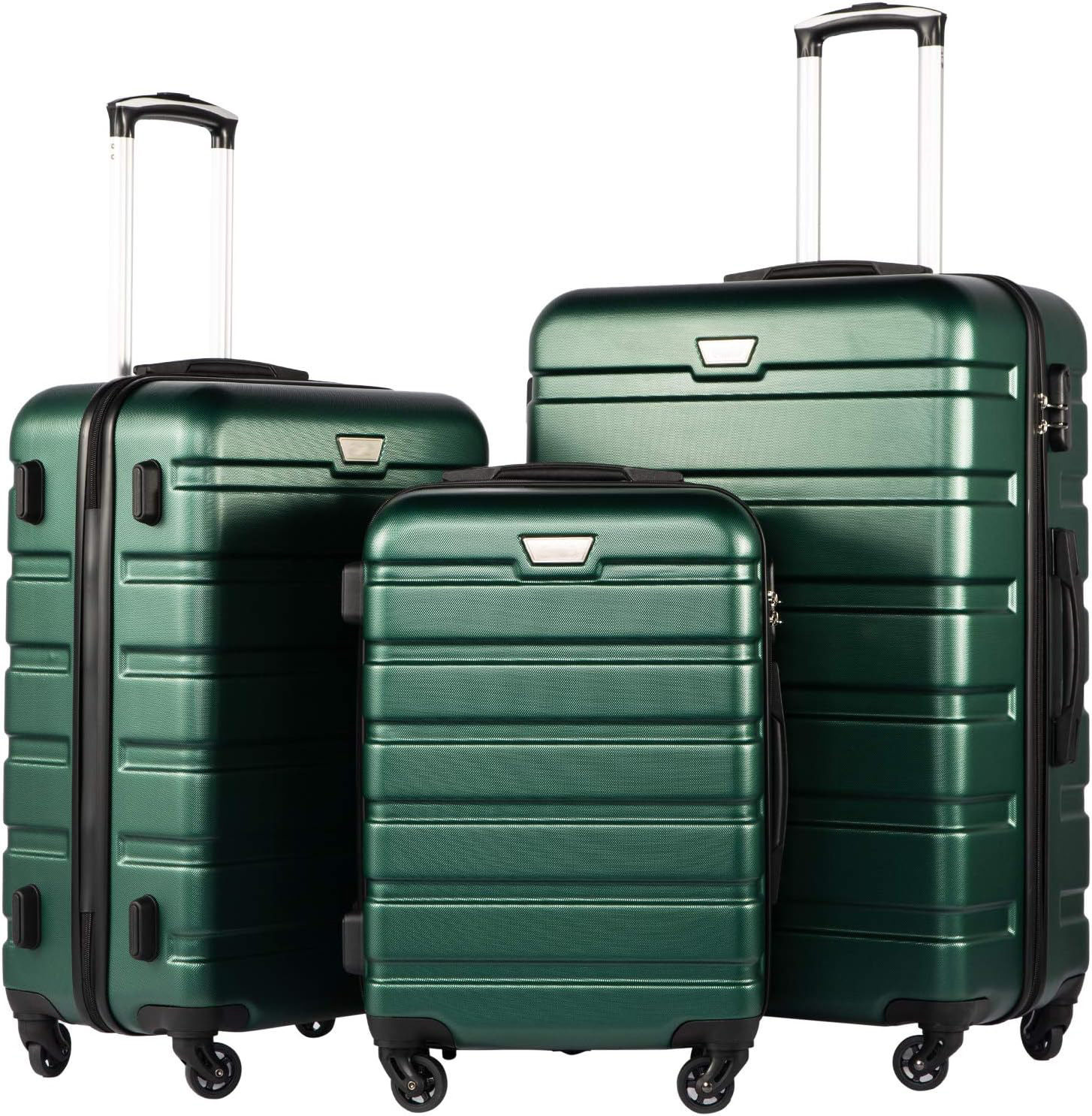Maleta de Equipaje con Ruedas Set de 5 Piezas 20 Pulgadas de ABS Antirrobo para Viajes de Ocio