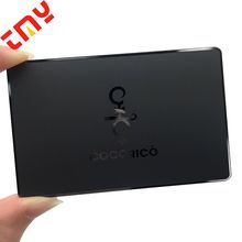 不锈钢黑色镜面反腐卡制作金属金银名片卡贵宾卡高档会员卡浮雕卡