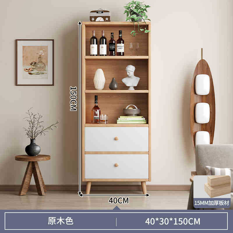Estante de exhibición para té de estilo chino de madera maciza, pequeño gabinete multiusos, estante decorativo para sala de estar. image 7