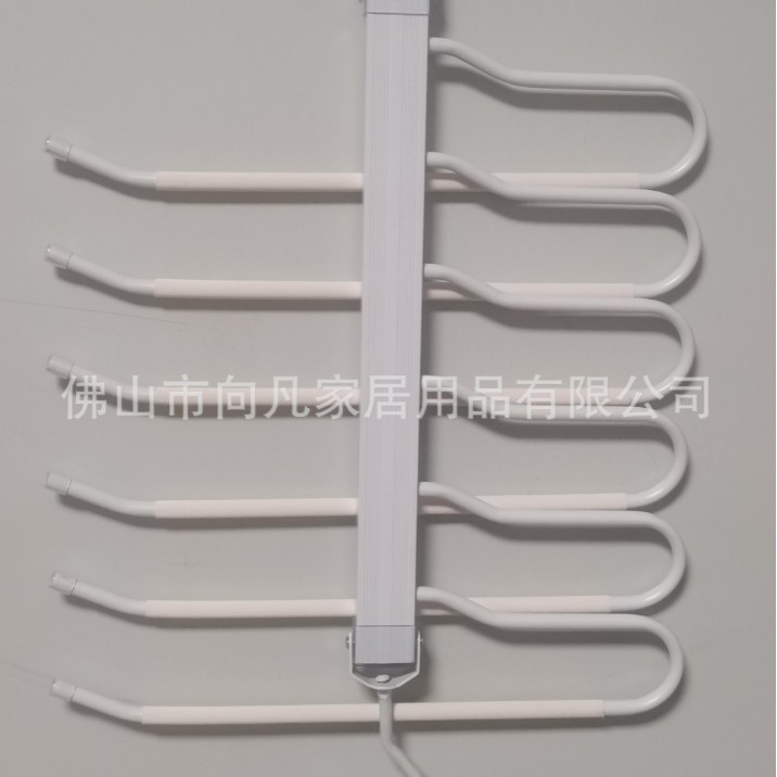 Perchero mágico para pantalones de 9 capas con tubo antideslizante, perchero antideslizante para pantalones de almacenamiento de 6 capas totalmente de aluminio, perchero, suministro transfronterizo