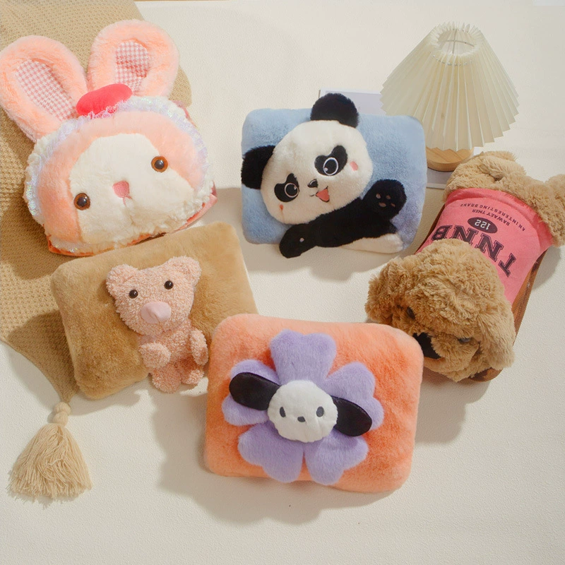 Cartoon water container, plush explosion-proof hand warmer, new collection