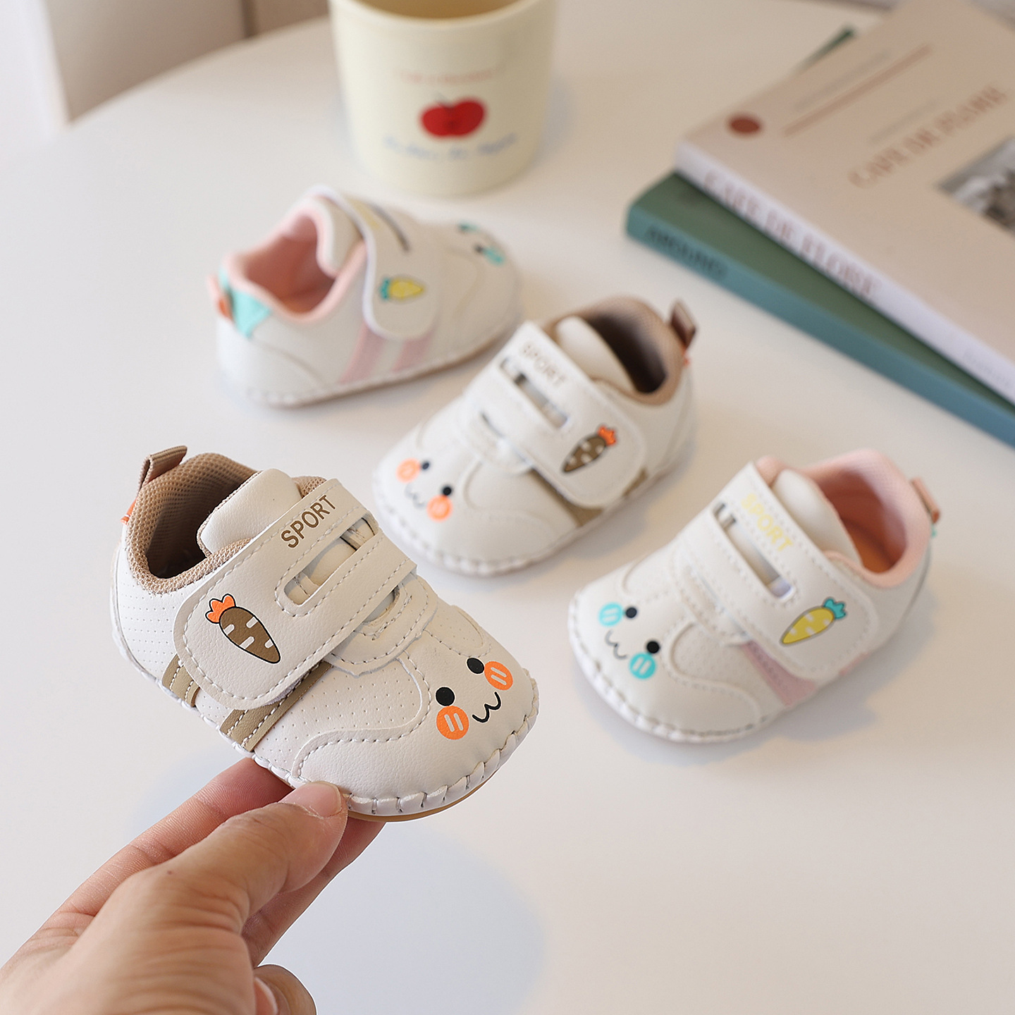 Dropshipping Baby Shoes Soft Sole Spring & Fall New Style Beginners 0 to 1 Year Old Male and Female Baby Cartoon Shoes Wholesale