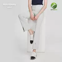 Женские брюки AW Golf, новинка 25 лет, расклешенные женские брюки с высокой талией и разрезом спереди, быстросохнущие спортивные брюки
