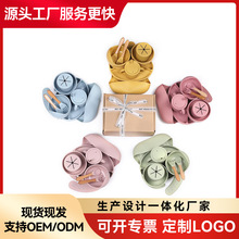 亚马逊儿童硅胶餐具婴儿辅食碗宝宝分隔餐具套装吸管杯母婴用品