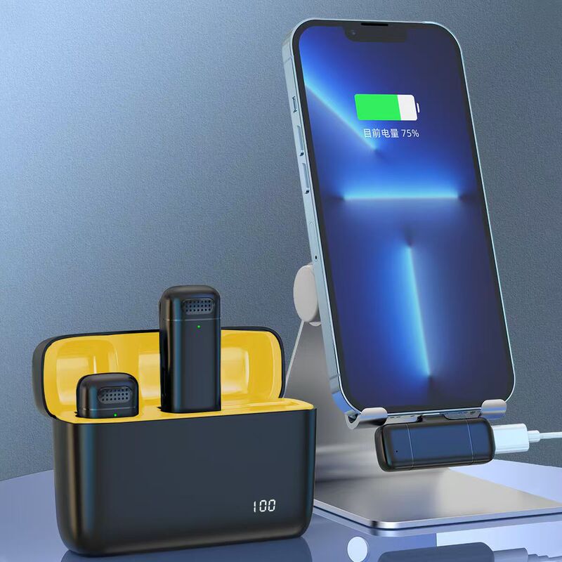 ソース工場直販K6無線マイククリップ式充電倉庫付き電気量表示ショートビデオノイズ低減ラジオ|undefined