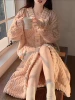 Rainbow fuchsia bathrobe