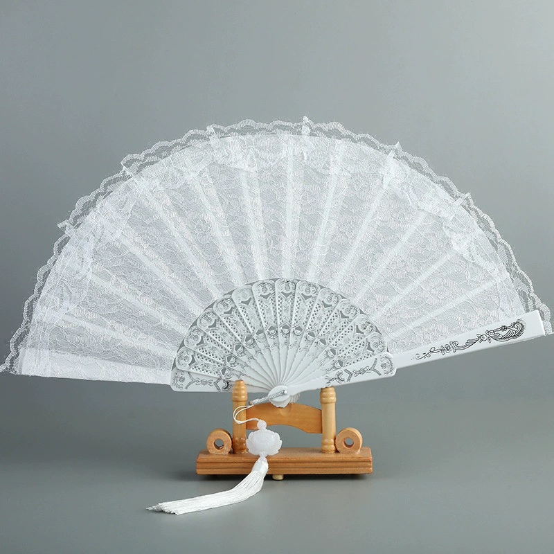 princess Loli Lace Women's Folding Summer Palace Style Dance Performance Photography Photo Props Folding Fan