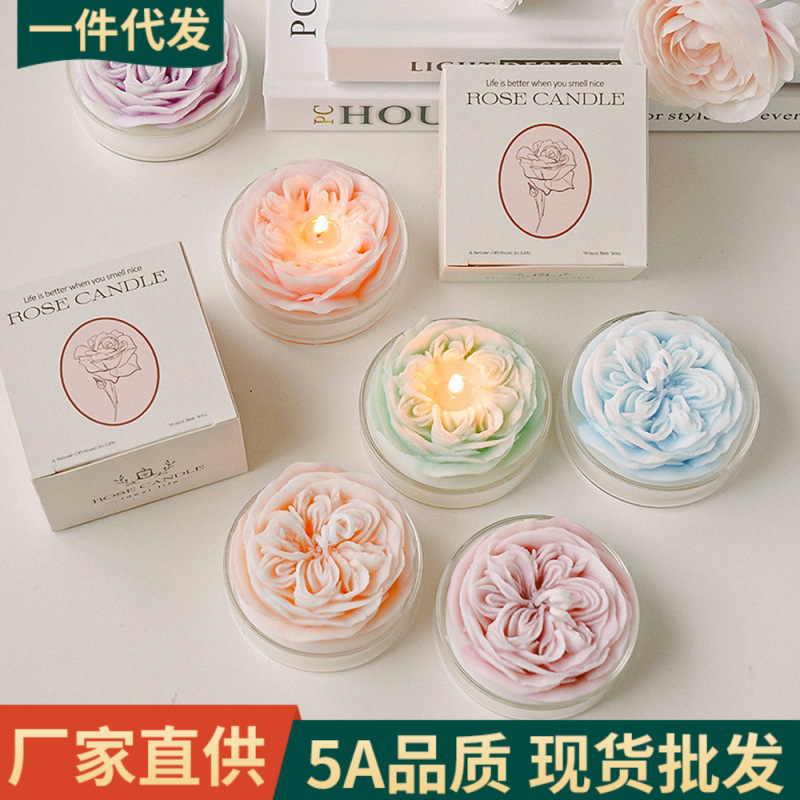 Austin Rose Aroma Vela Regalo de mano 520 Regalo de San Valentín Vela con forma de fragancia hecha a mano