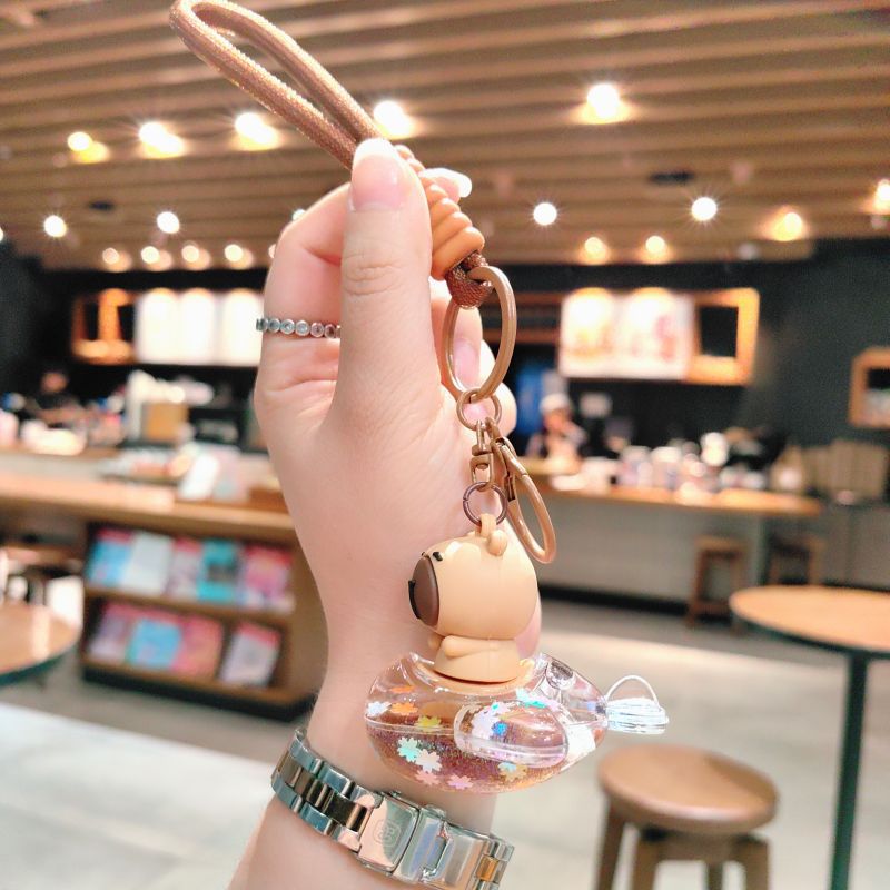 52g Weight Bag Pendant, Keychain Classification 1 Piece Quantity Holiday, Daily Occasion Acrylic Material Cartoon Character Pattern Unisex Gender Cute Style 1 Piece Cute Cartoon Character Acrylic Unisex Bag Pendant Keychain 5