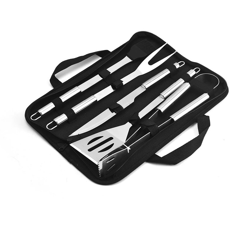 Amazon BBQ acero inoxidable Oxford fabricantes set de parrilla al aire libre en stock set de herramientas de parrilla