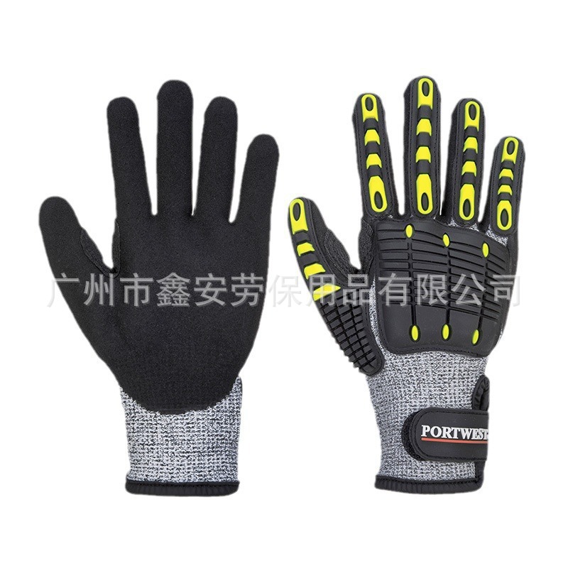 PORTWEST 波伟斯特 A722防砸防割防刺防滑耐磨骑行防摔防撞击手套