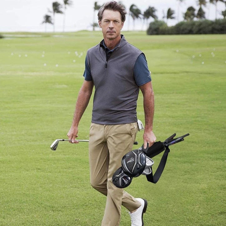 ゴルフバッグ ポータブルガンバッグ ハンドヘルドクラブバッグ シングルショルダーストラップ 軽量ミニショルダーバッグ グリップタイプ練習バッグ