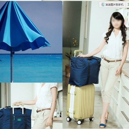 Wholesale travel luggage hand-held pull-along suitcase large capacity clothing organizer portable storage bag