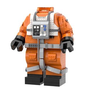 Cross-Border Moc-105887 Human Digital Model 1970 Accessories Toys Christmas Gifts