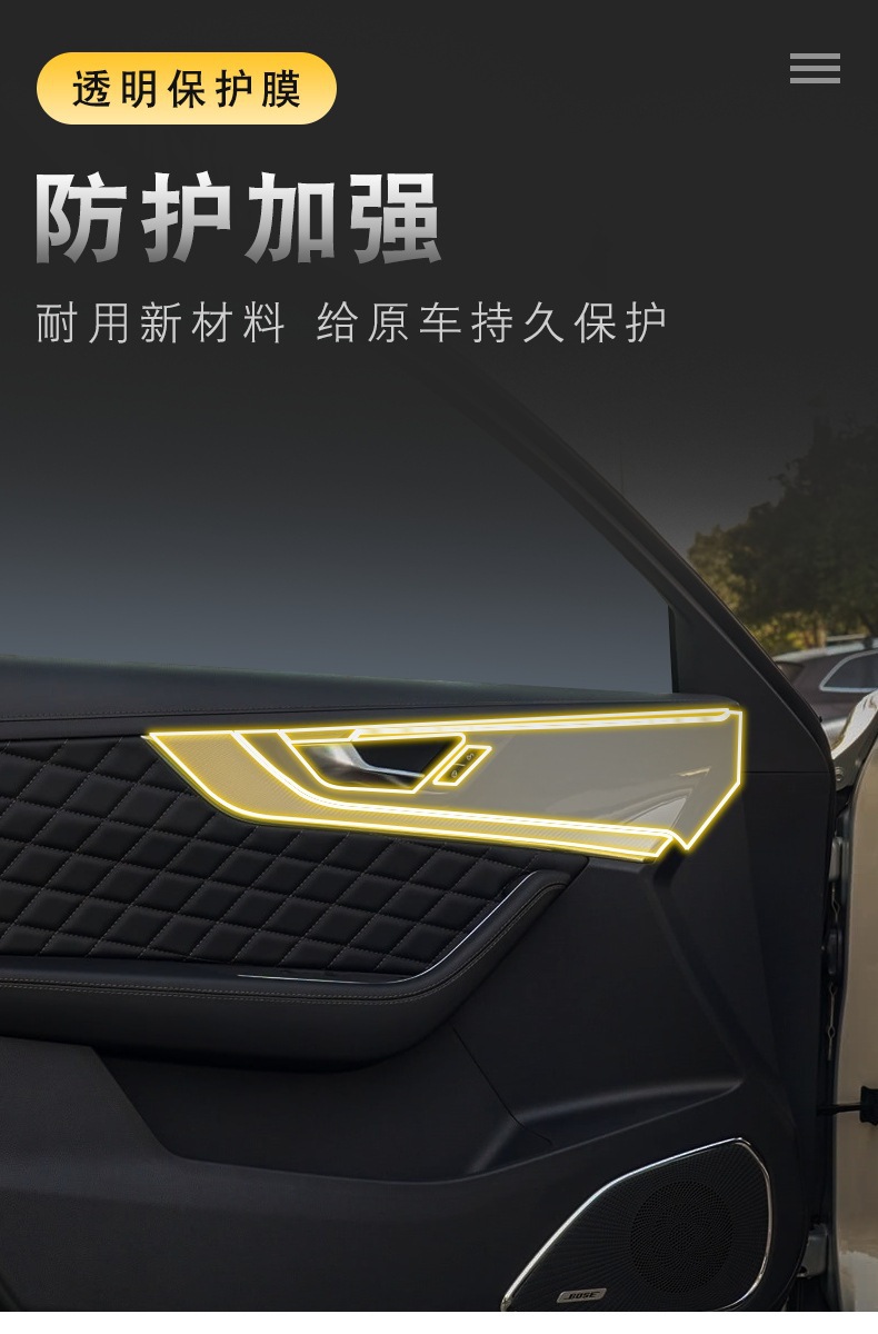 19-25 Hongqi Hs5 Special Screen Central Control Body Interior Car Modification Transparent Car Cover Hd Film-Tpu