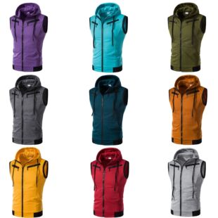 WISH AliExpress Hot Sale Men's Summer Sports Casual Vest Men's Slim-fit Breathable Waistcoat Sleeveless Men's Vest