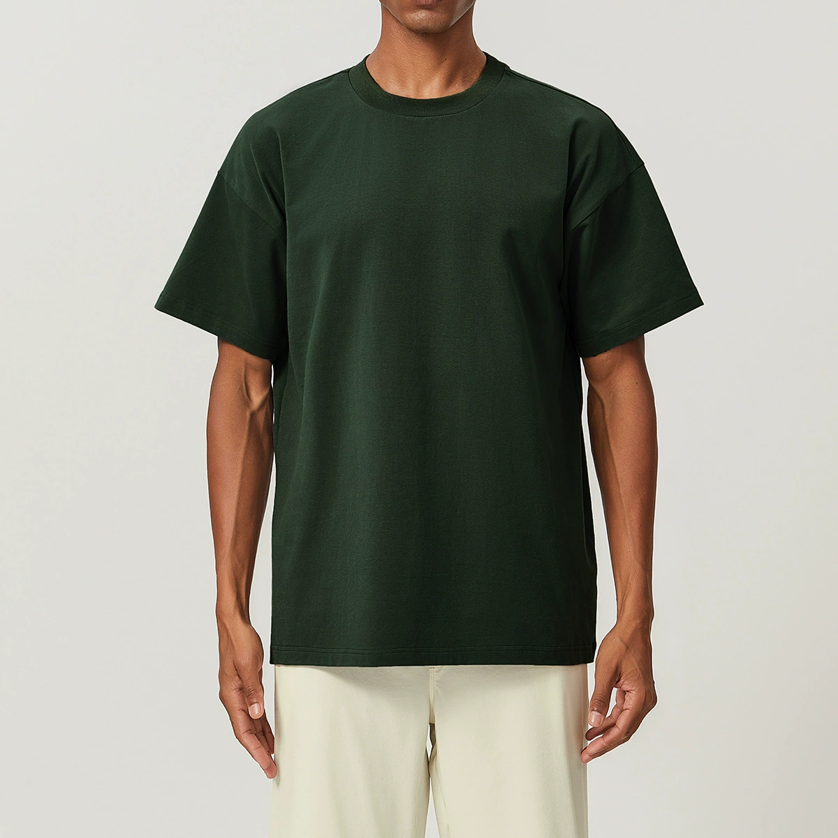 Мягкая хлопковая влагоотводящая, приятная для кожи, дышащая спортивная футболка, свободный спортивный повседневный мужской топ для фитнеса для городских прогулок