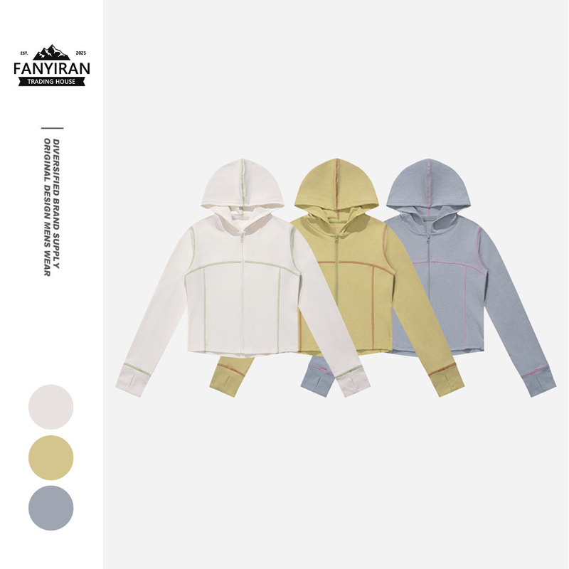 Zetomity Outdoor Hasselblad Line Quick-Drying Hooded Jacket for Women Spring & Fall Slim-Fit Hiking and Cycling Clothing Y2116 Zetomity Outdoor Hasselblad Line Quick-Drying Hooded Jacket for Women Spring & Fall Slim-Fit Hiking and Cycling Clothing Y2116