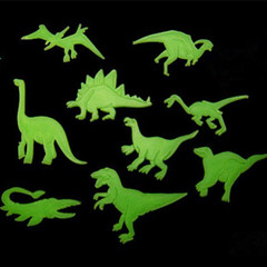 Glow-in-the-Dark Dinosaur Sticker, Cross-Border Exclusive, Student Dormitory, Children's Room, Educational Wall Decor, Illuminating 3D Fluorescent Animal Sticker