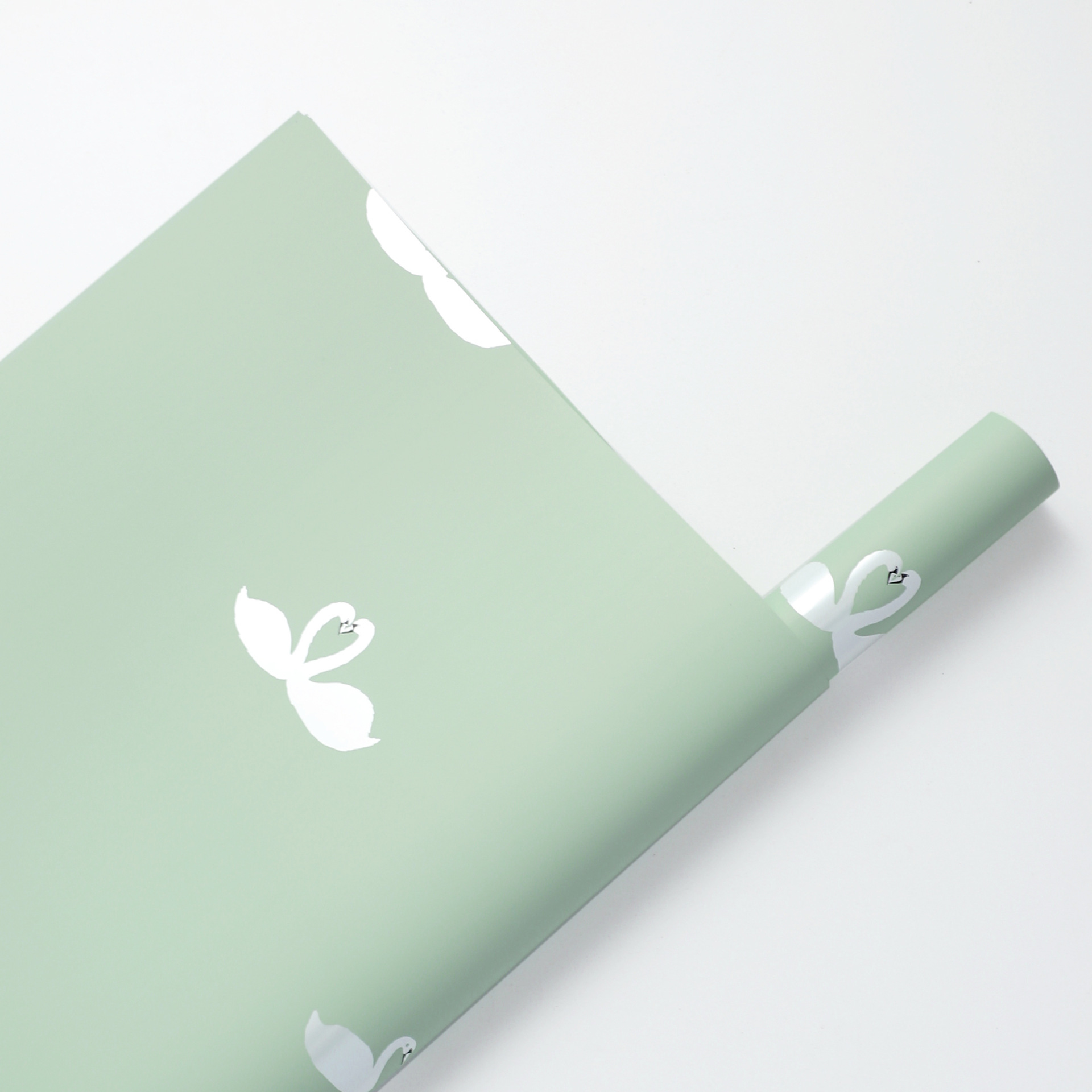 Li Zhi Ran día de San Valentín cisne danza papel de embalaje de flores florista impermeable ramo de flores papel de embalaje