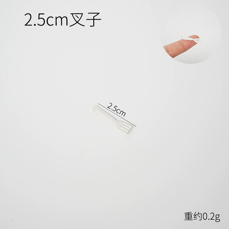 Small realistic tableware, food play, toy, DIY