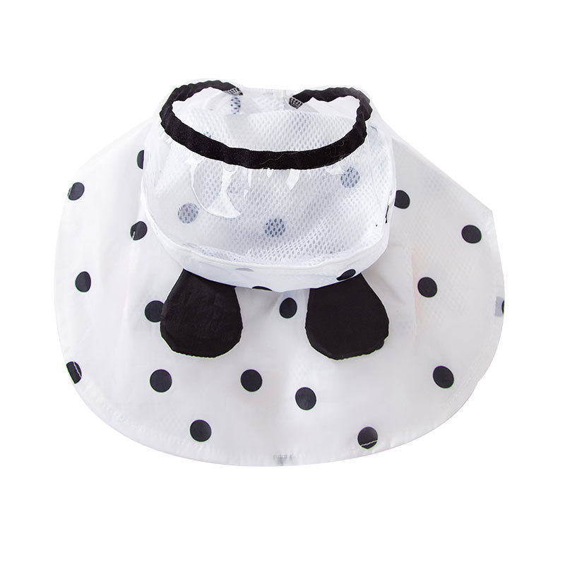 Hippie perro completo impreso Polka Dot oso perro poncho lluvia tracción mascota impermeable de dos patas poncho ropa
