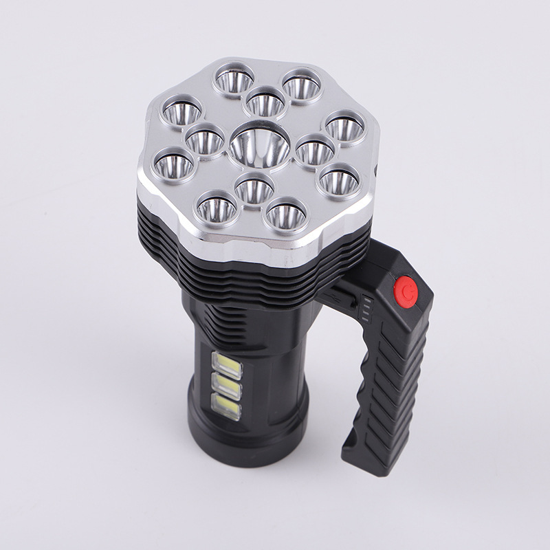 Linterna minera LED 913, recargable USB, para pesca y exteriores
